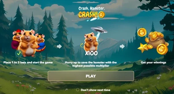 1win Crash Hamster Crash game